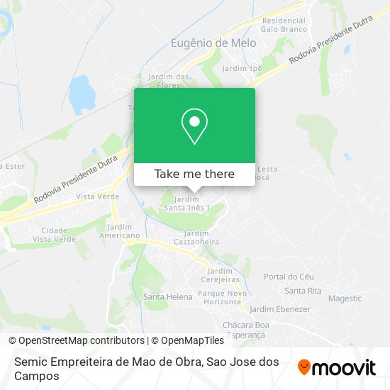 Semic Empreiteira de Mao de Obra map