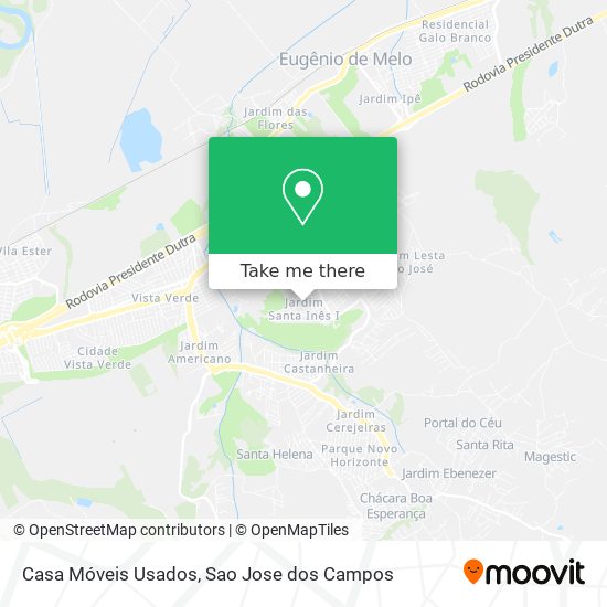 Mapa Casa Móveis Usados