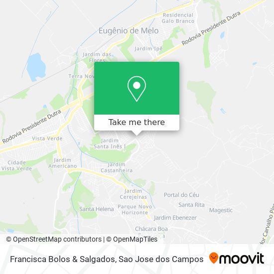 Francisca Bolos & Salgados map