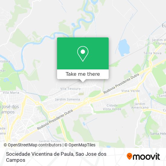 Mapa Sociedade Vicentina de Paula