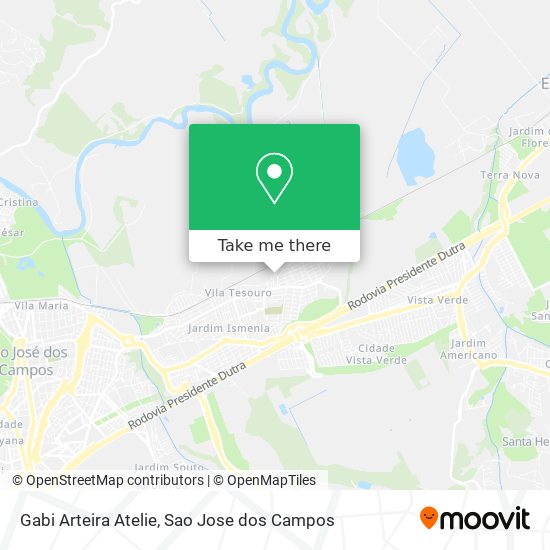 Gabi Arteira Atelie map