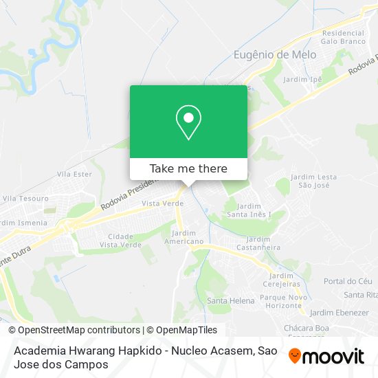 Academia Hwarang Hapkido - Nucleo Acasem map