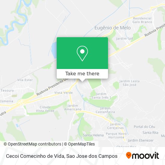 Cecoi Comecinho de Vida map