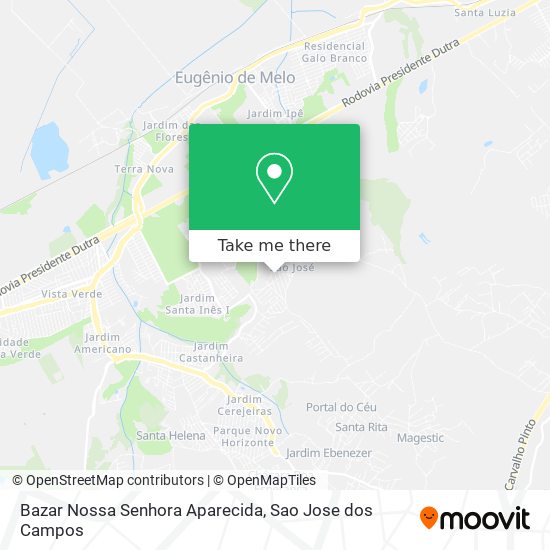 Mapa Bazar Nossa Senhora Aparecida