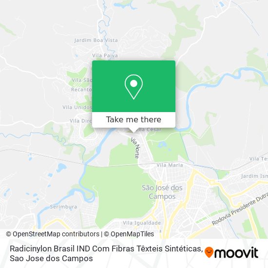 Radicinylon Brasil IND Com Fibras Têxteis Sintéticas map