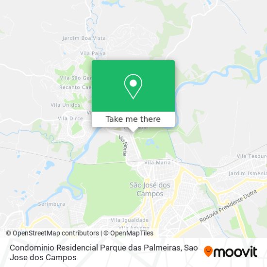Condominio Residencial Parque das Palmeiras map