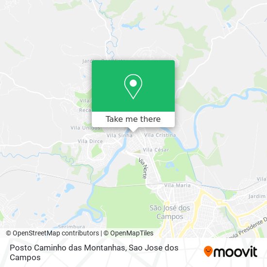 Posto Caminho das Montanhas map