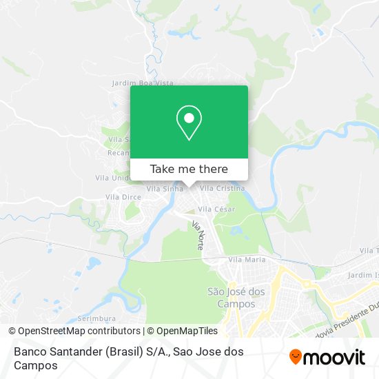 Banco Santander (Brasil) S/A. map