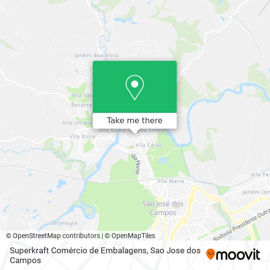 Superkraft Comércio de Embalagens map