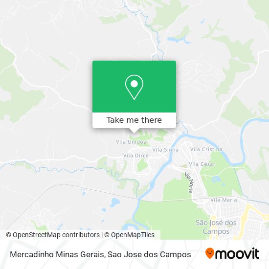 Mercadinho Minas Gerais map