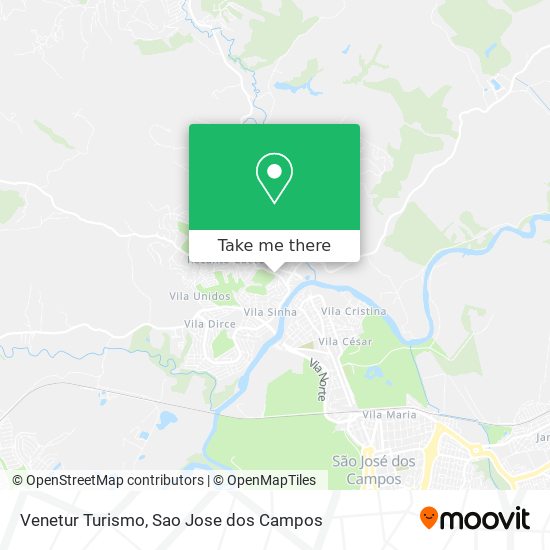 Venetur Turismo map