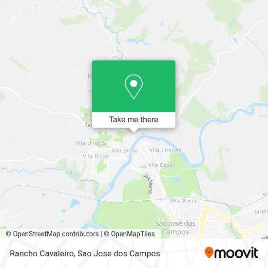 Rancho Cavaleiro map