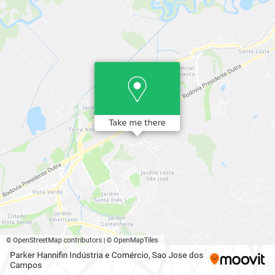 Parker Hannifin Indústria e Comércio map