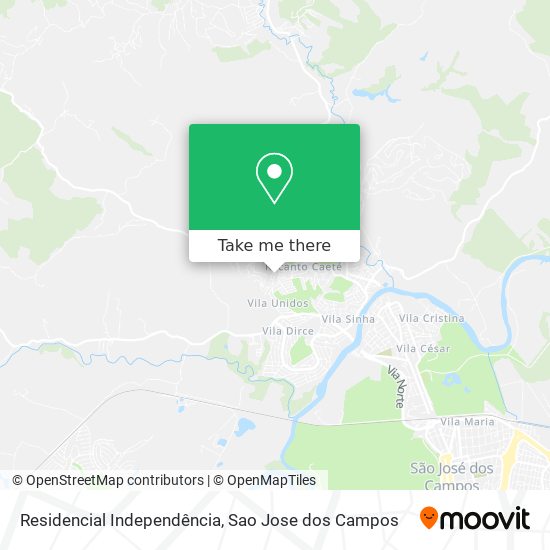 Residencial Independência map