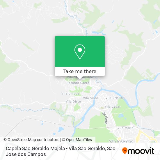 Capela São Geraldo Majela - Vila São Geraldo map