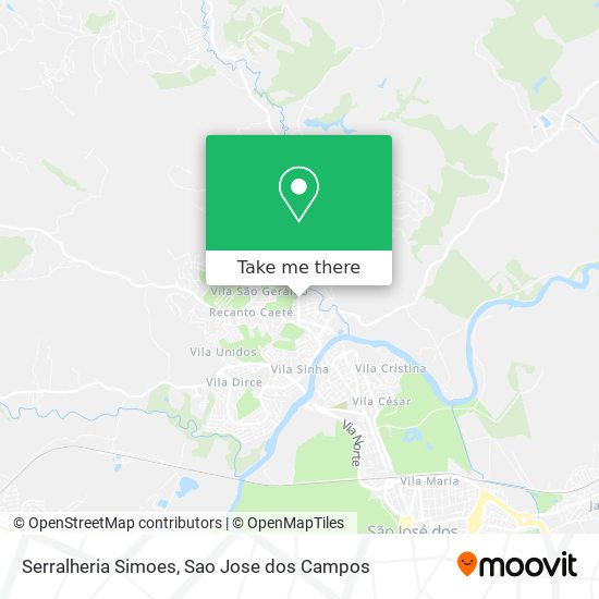 Serralheria Simoes map