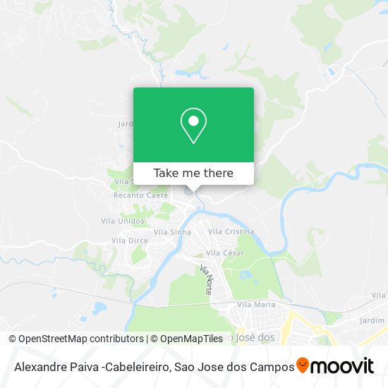 Alexandre Paiva -Cabeleireiro map