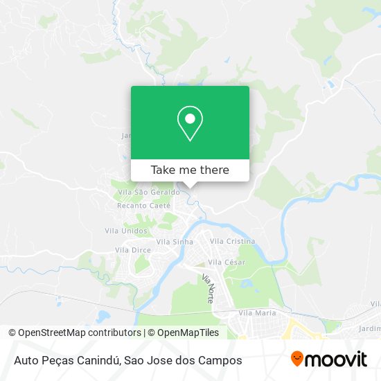 Auto Peças Canindú map