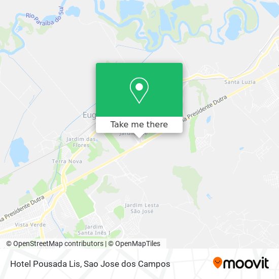 Hotel Pousada Lis map
