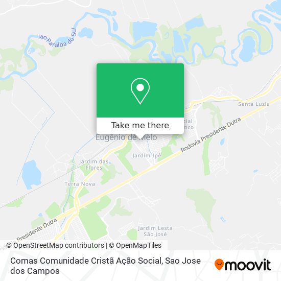 Comas Comunidade Cristã Ação Social map