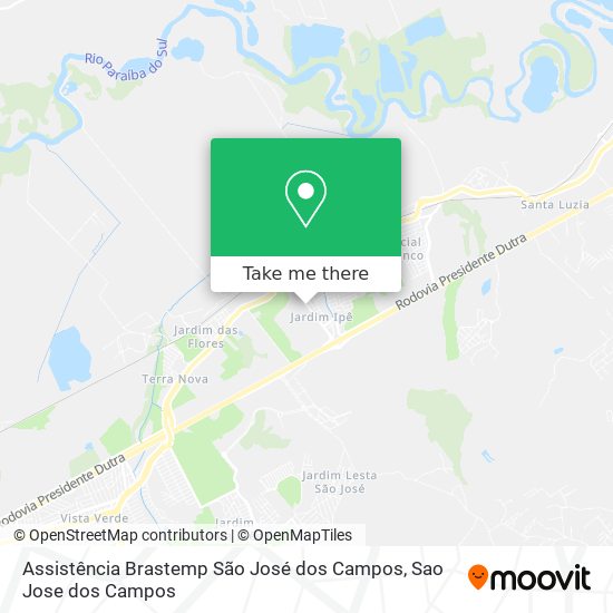 Assistência Brastemp São José dos Campos map