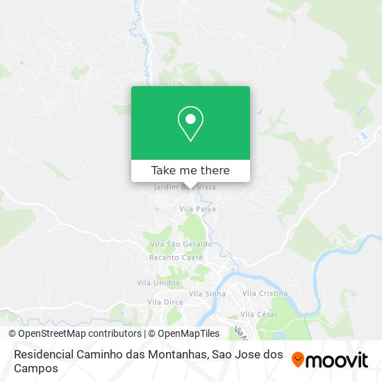 Residencial Caminho das Montanhas map