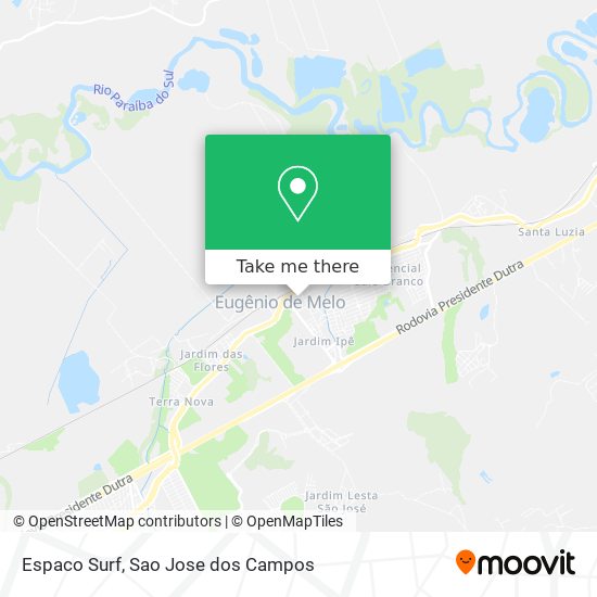 Espaco Surf map