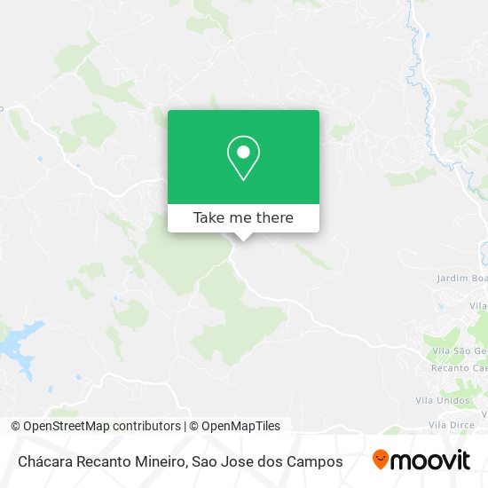 Chácara Recanto Mineiro map