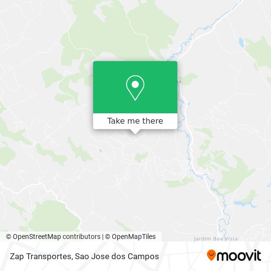 Zap Transportes map