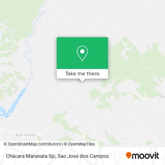 Chácara Maranata Sjc map