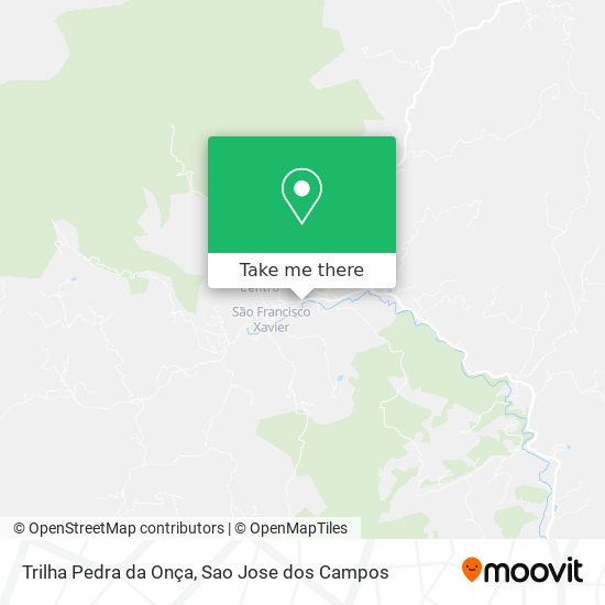 Trilha Pedra da Onça map