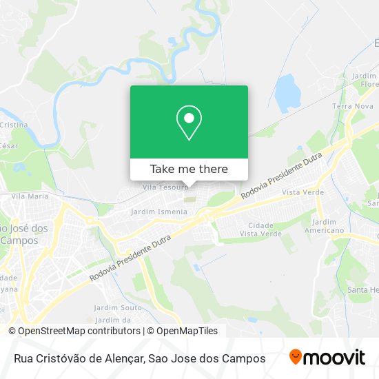Rua Cristóvão de Alençar map