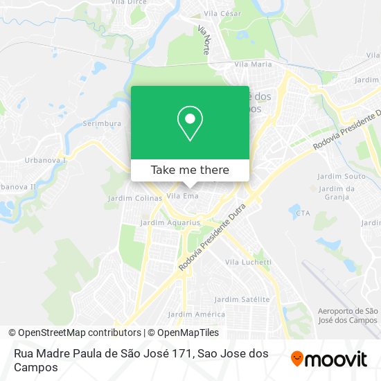 Mapa Rua Madre Paula de São José 171