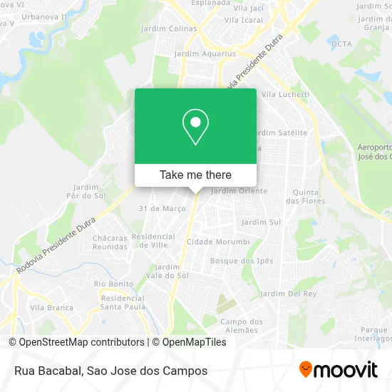 Rua Bacabal map