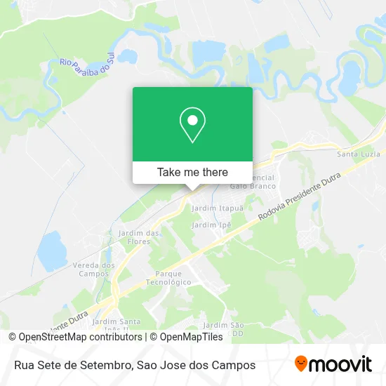 Rua Sete de Setembro map
