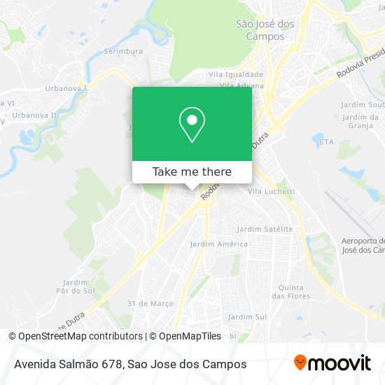 Mapa Avenida Salmão 678