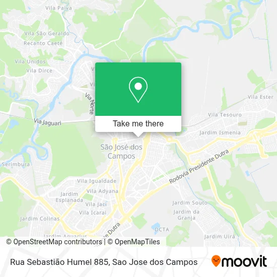 Rua Sebastião Humel 885 map