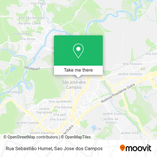 Rua Sebastião Humel map
