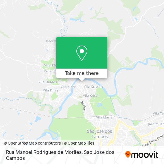 Rua Manoel Rodrigues de Morães map