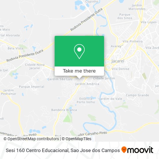 Sesi 160 Centro Educacional map