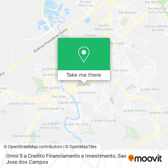 Omni S a Credito Financiamento e Investimento map