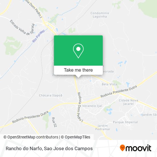 Rancho do Narfo map