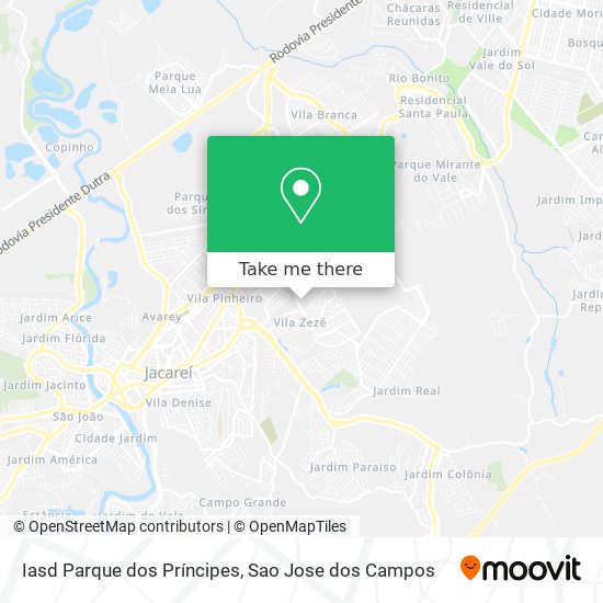 Iasd Parque dos Príncipes map