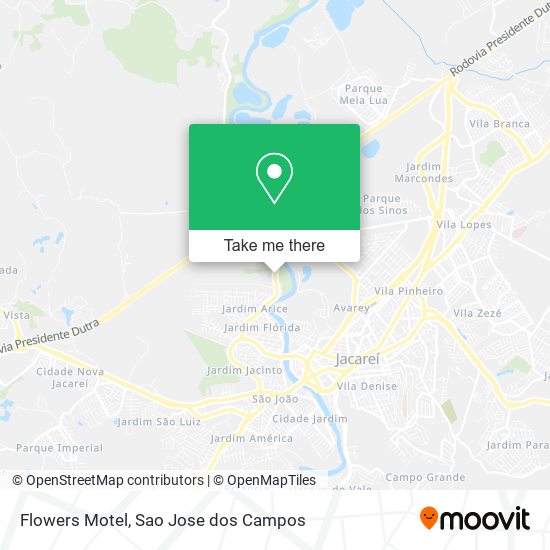 Flowers Motel map