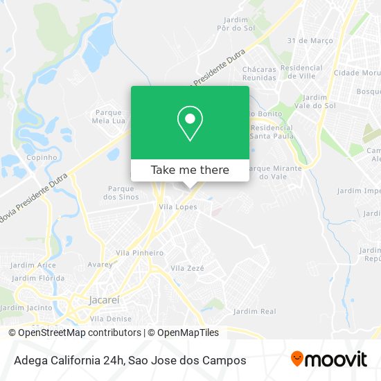 Adega California 24h map