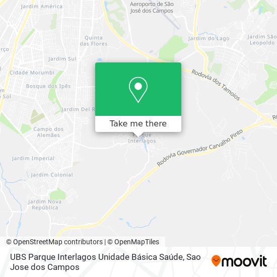 UBS Parque Interlagos Unidade Básica Saúde map