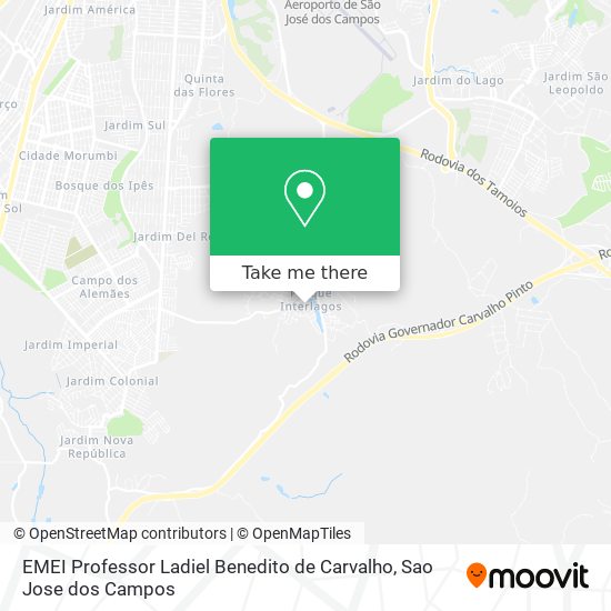EMEI Professor Ladiel Benedito de Carvalho map