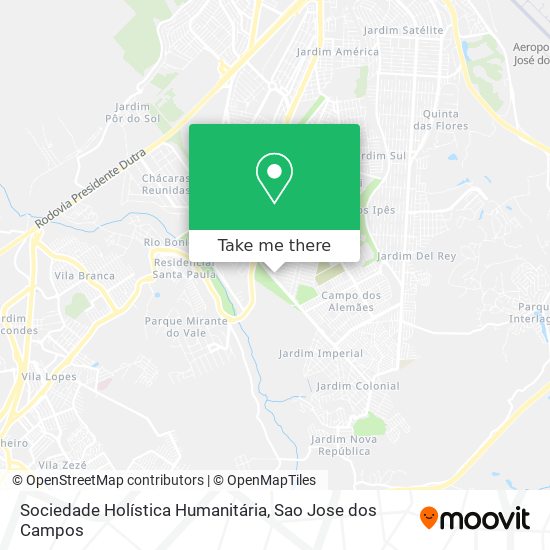 Sociedade Holística Humanitária map