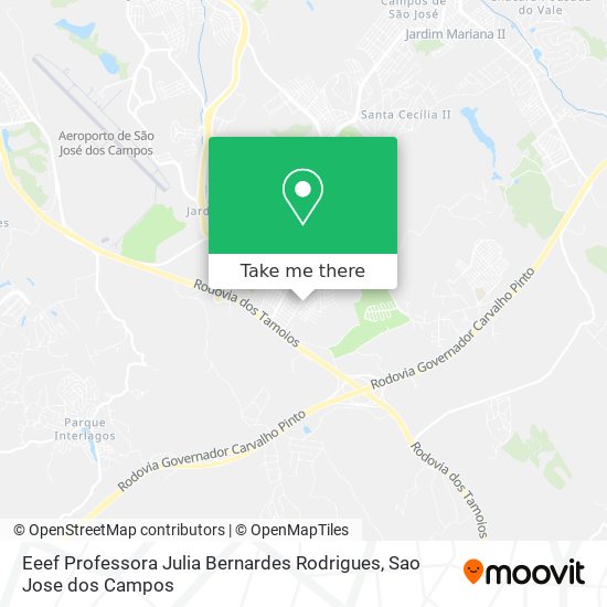 Eeef Professora Julia Bernardes Rodrigues map