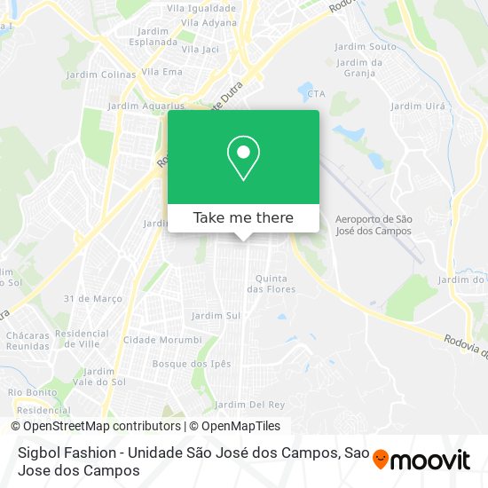 Sigbol Fashion - Unidade São José dos Campos map